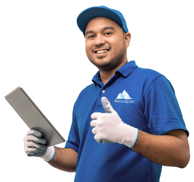 Air conditioning technician from a Singapore aircon contractor